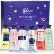 Body \u0026 Earth Hand Cream Set, Mini Lotion for Dry Cracked Hands - Women Birthday Christmas Gifts, 6-pack